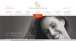 Desktop Screenshot of cheltenhamdentalspa.com